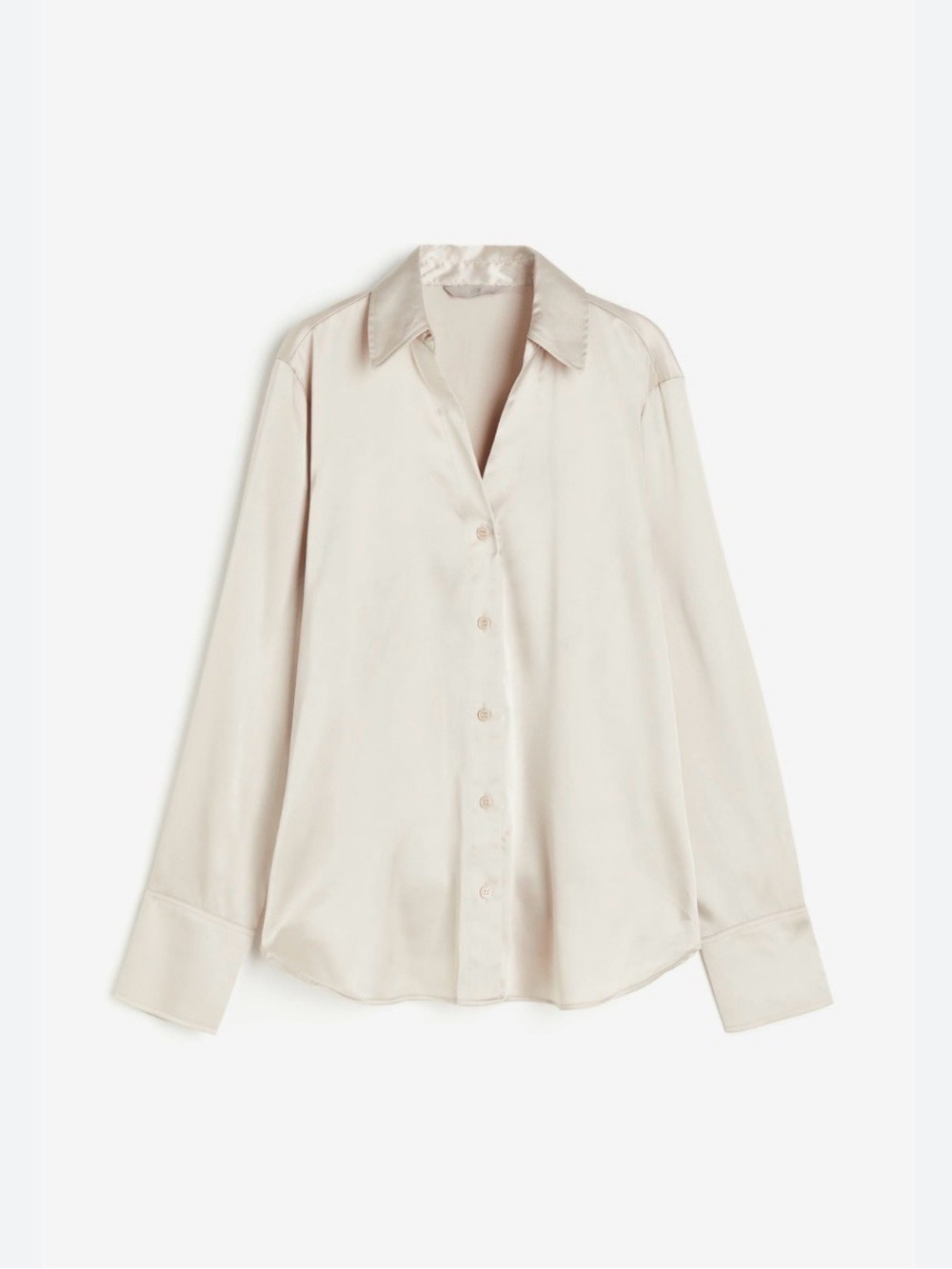 H&M Satin Long Sleeved Blouse
